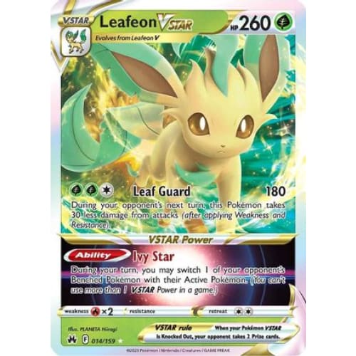 Leafeon VSTAR (014) Ultra Rare Holofoil - Single