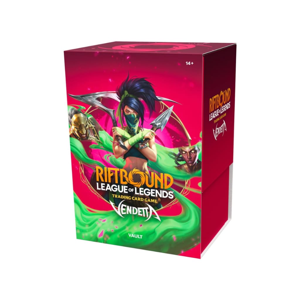 League of Legends Riftbound Tcg: Vendetta Vault (pre Order) Hobbiesville League of Legends Riftbound Tcg: Vendetta Vault (pre Order) Hobbiesville