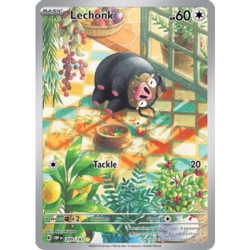 Lechonk (209/197) Illustration Rare Holofoil - Single