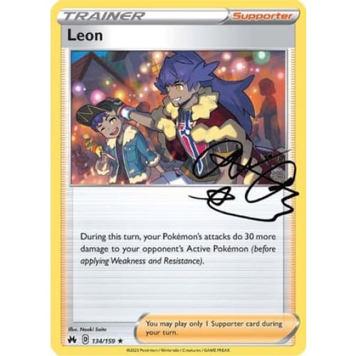 Leon (134) Holo Rare Reverse Holofoil - Single