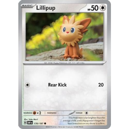 Lilipup (170) Common Reverse Holofoil - Single