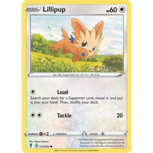 Lillipup (133/203) Common Reverse Holofoil - Single