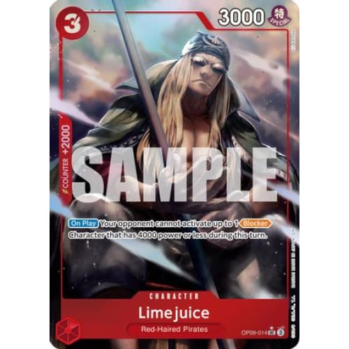 Limejuice (Alternate Art) OP09-014 UC Premium Booster -The