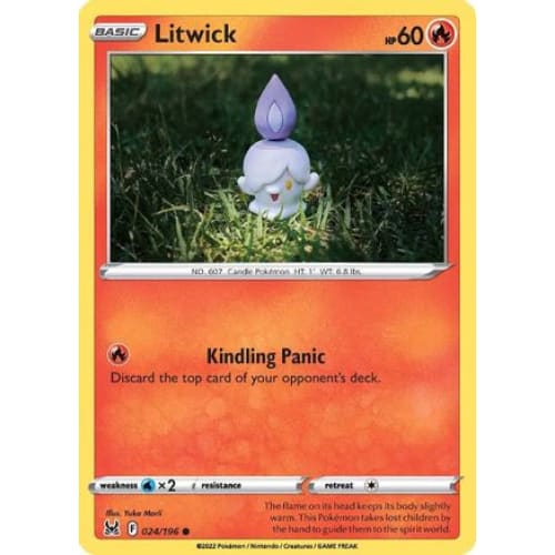 Litwick (024/196) Common Reverse Holofoil - Single