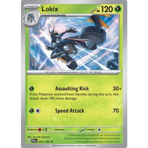 Lokix (21) Holo Rare Reverse Holofoil - Single