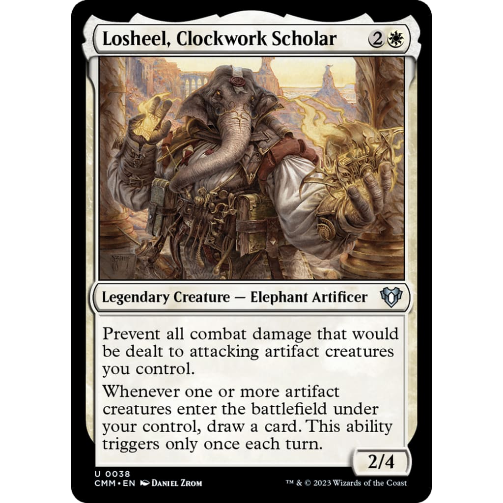 Losheel Clockwork Scholar (CMM-038) Foil - Single