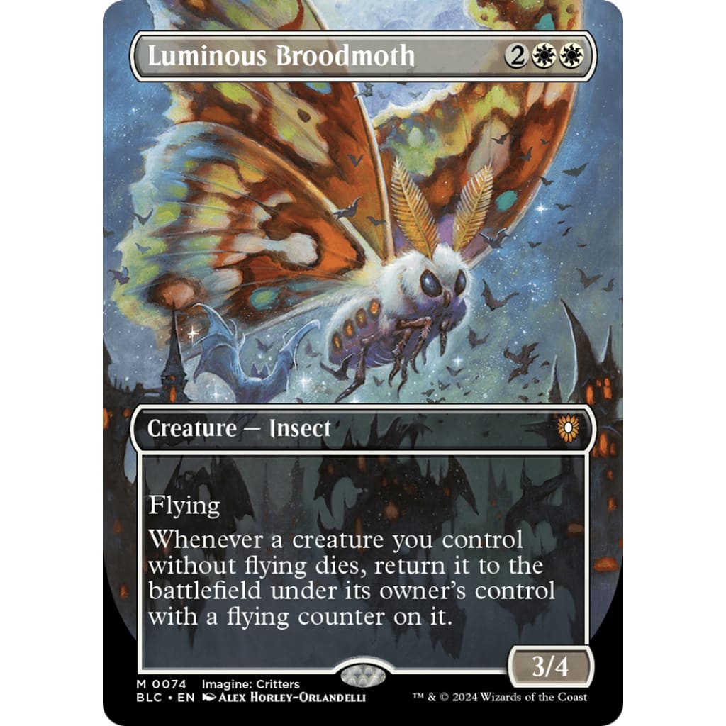 Luminous Broodmoth (BLC-074) (Borderless) - Single