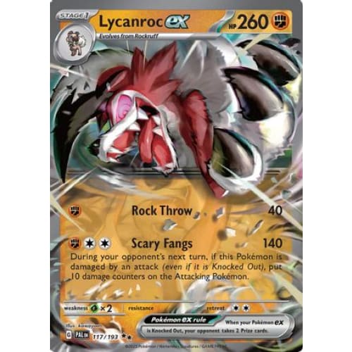 Lycanroc ex (117) Double Rare Holofoil - Single