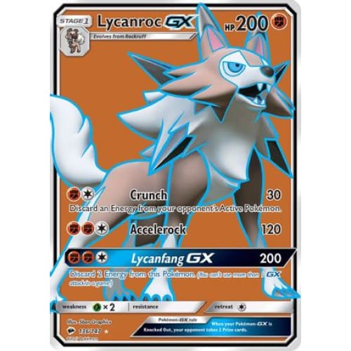 Lycanroc-GX (136/147) Ultra Rare Holofoil - Single