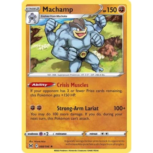 Machamp (088/196) Holo Rare Reverse Holofoil - Single