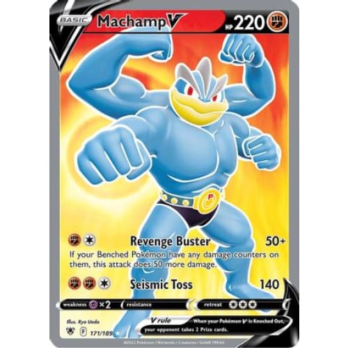 Machamp V (171/189) Ultra Rare Holofoil - Single