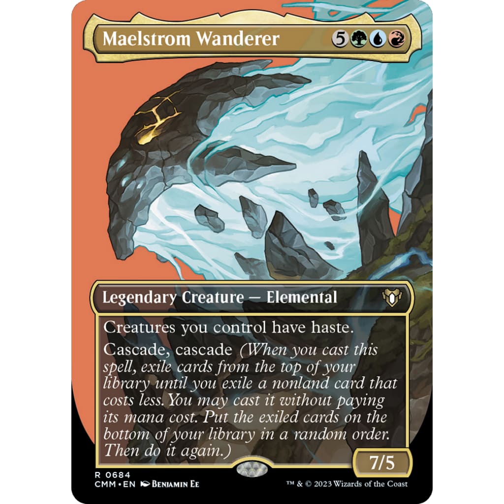 Maelstrom Wanderer (CMM-684) (Borderless) Foil - Single