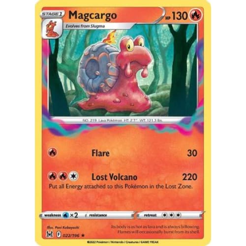 Magcargo (022/196) Rare Classic Reverse Holofoil - Single
