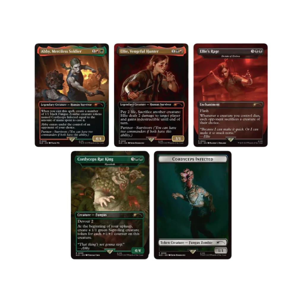 playstation mtg cards Secret Lair x The Last of Us (Part II)