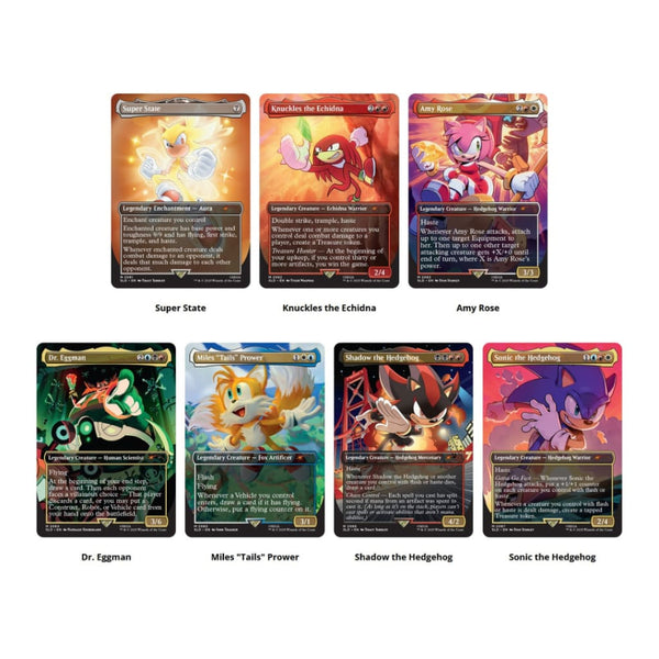 Magic the Gathering Secret Lair x Sonic Friends and Foes