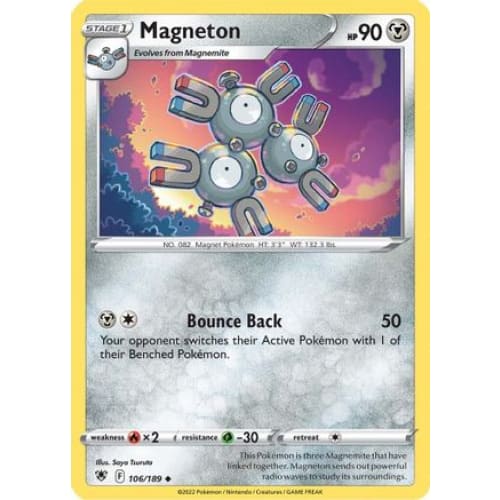 Magneton (106/189) Uncommon Reverse Holofoil - Single