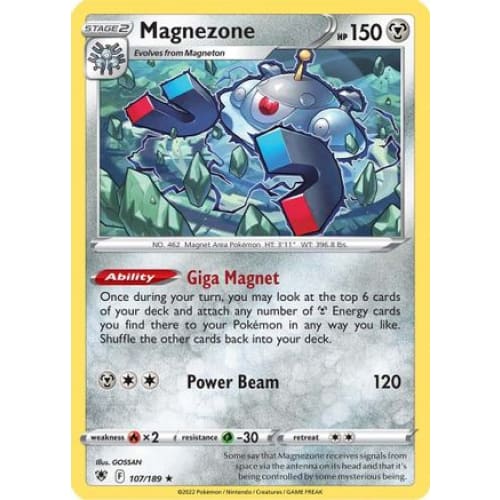 Magnezone (107/189) Holo Rare Holofoil - Single