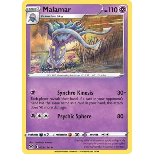 Malamar (078/196) Rare Classic - Single