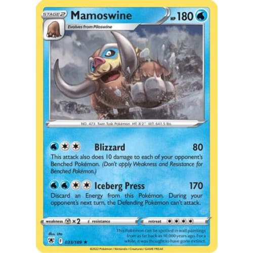 Mamoswine (033/189) Rare Classic - Single