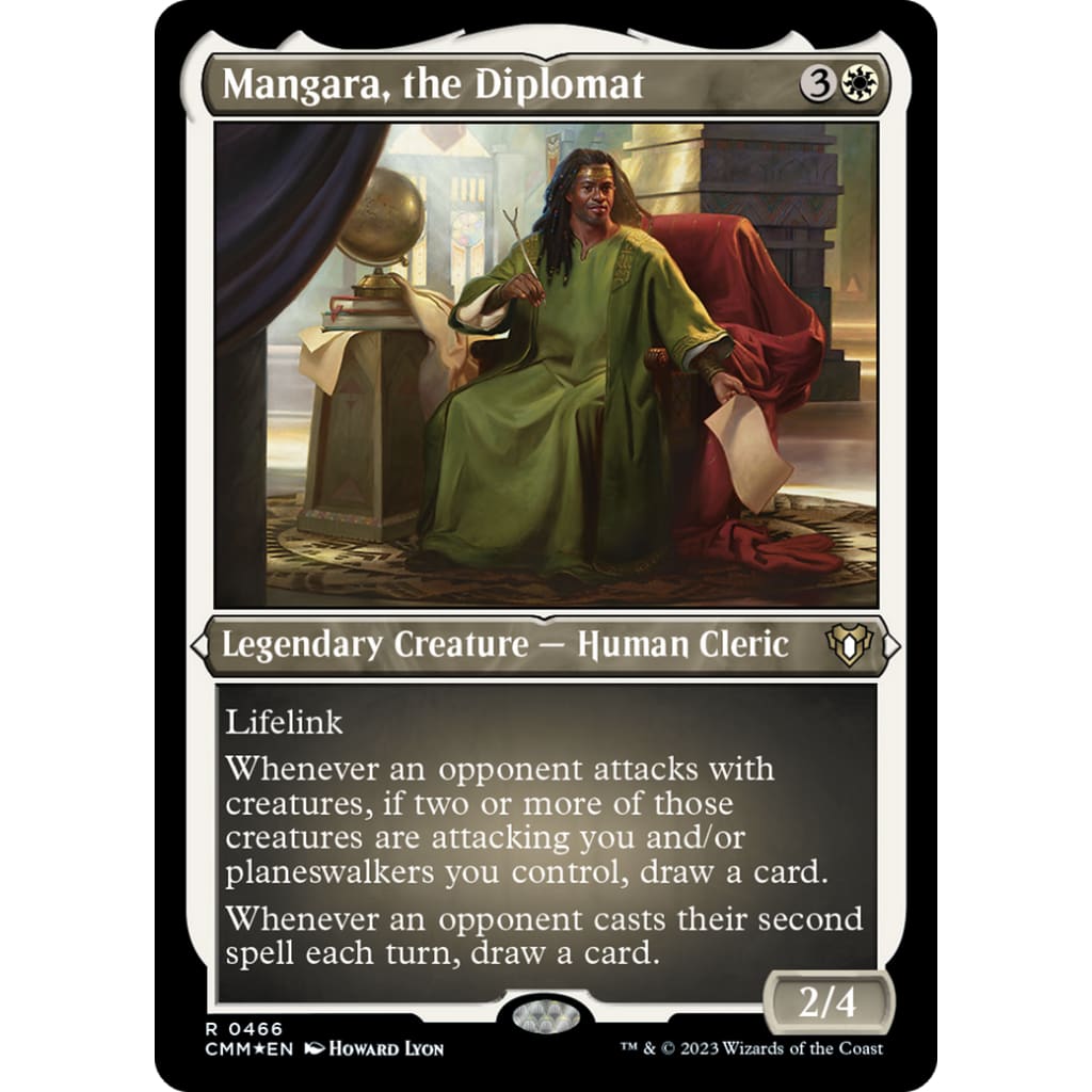 Mangara the Diplomat (CMM-466) Etched Foil - Single