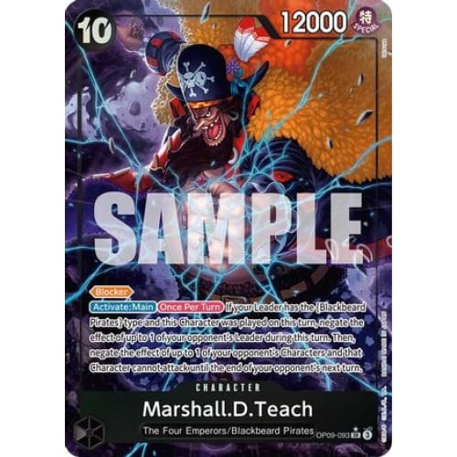 Marshall.D.Teach (093) (Alternate Art) OP09-093 SR Emperors