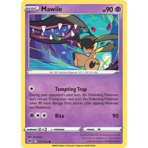 Mawile (071/196) Common Reverse Holofoil - Single