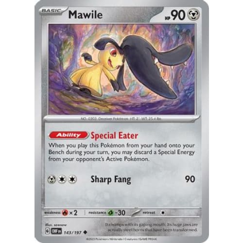 Mawile (143/197) Uncommon - Single