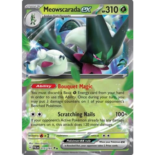 Meowscarada ex - 015/193 (15) Double Rare Holofoil - Single