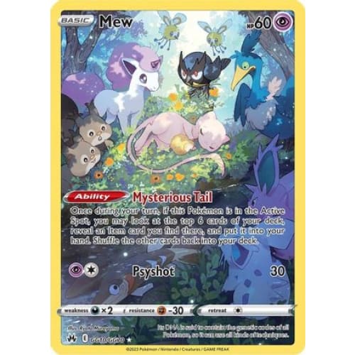 Mew (GG10) Holo Rare Holofoil - Single
