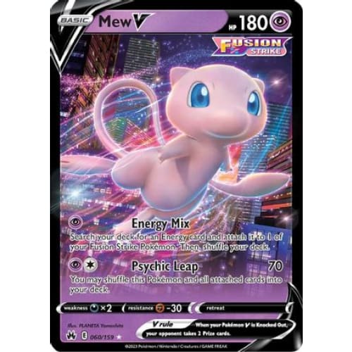 Mew V (060) Ultra Rare Holofoil - Single