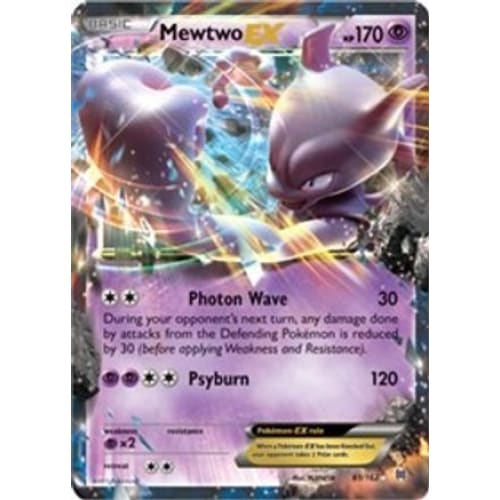 Mewtwo-EX (061/162) Holo Rare Holofoil - Single