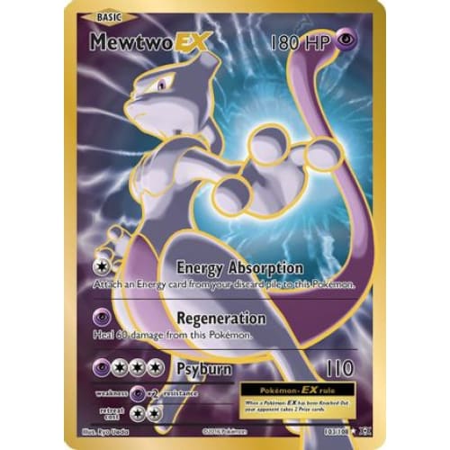 Mewtwo-EX (103/108) Ultra Rare Holofoil - Single