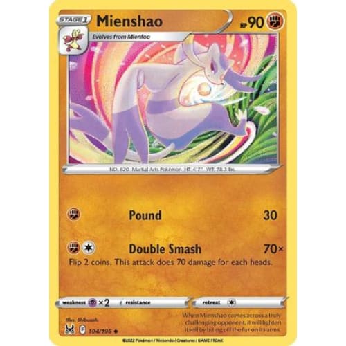 Mienshao (104/196) Uncommon - Single