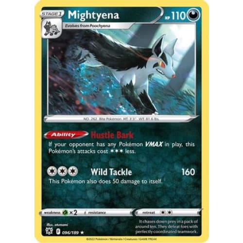 Mightyena (096/189) Rare Classic - Single