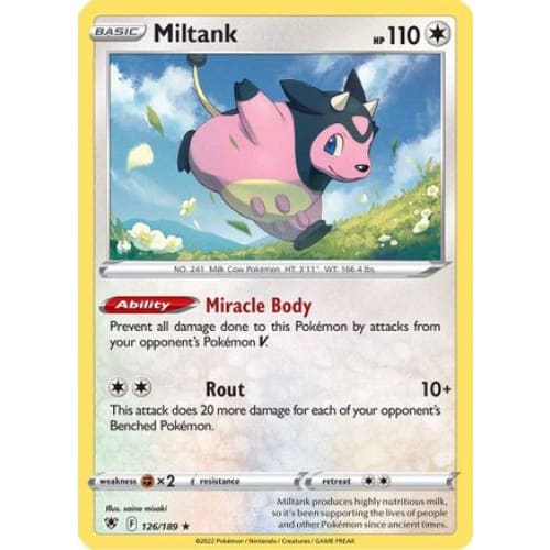Miltank (126/189) Holo Rare Reverse Holofoil - Single