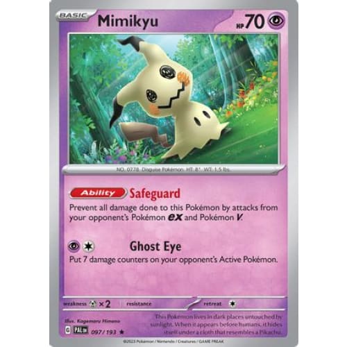 Mimikyu (97) Rare Classic Reverse Holofoil - Single