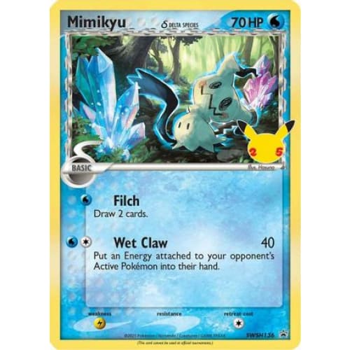 Mimikyu δ (SWSH136) Promo Holofoil - Single