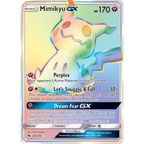Mimikyu-GX (226/214) Holo Rare Holofoil - Single