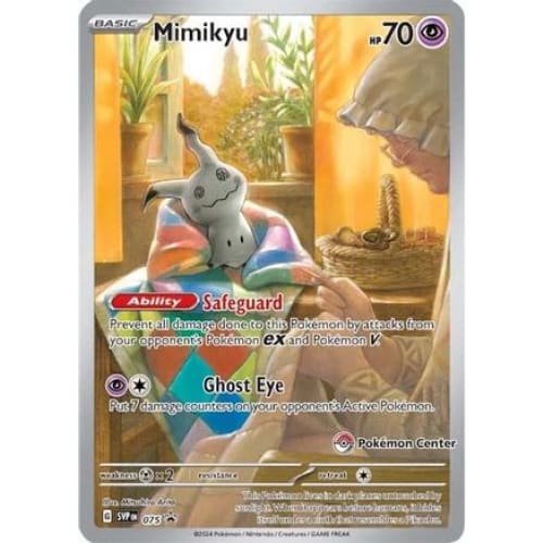 Mimikyu (Pokemon Center Exclusive) (SVP075) Promo Holofoil