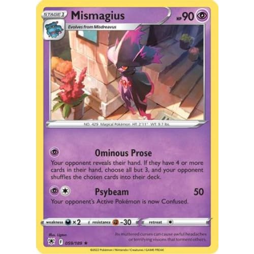 Mismagius (059/189) Rare Classic - Single