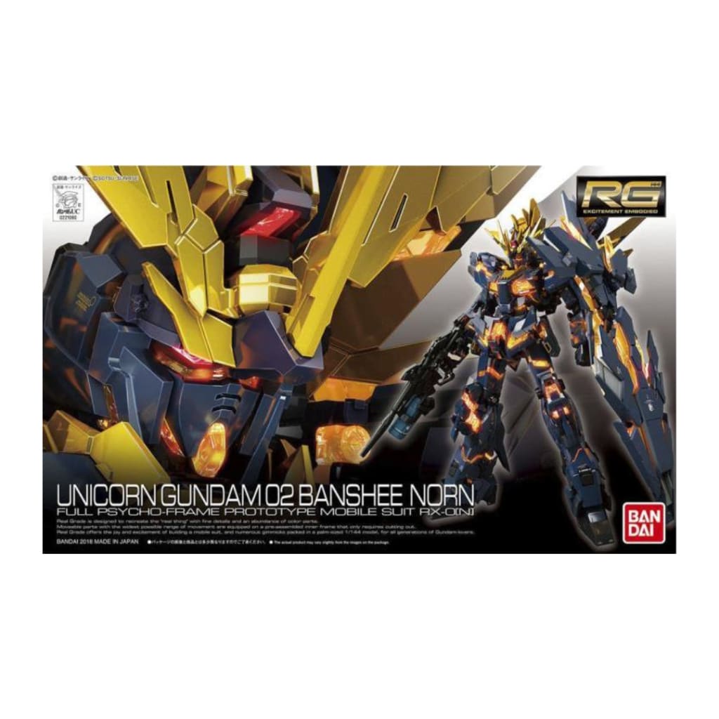 Mobile Suit Gundam Unicorn RG 02 Banshee Norn 1/144 Scale