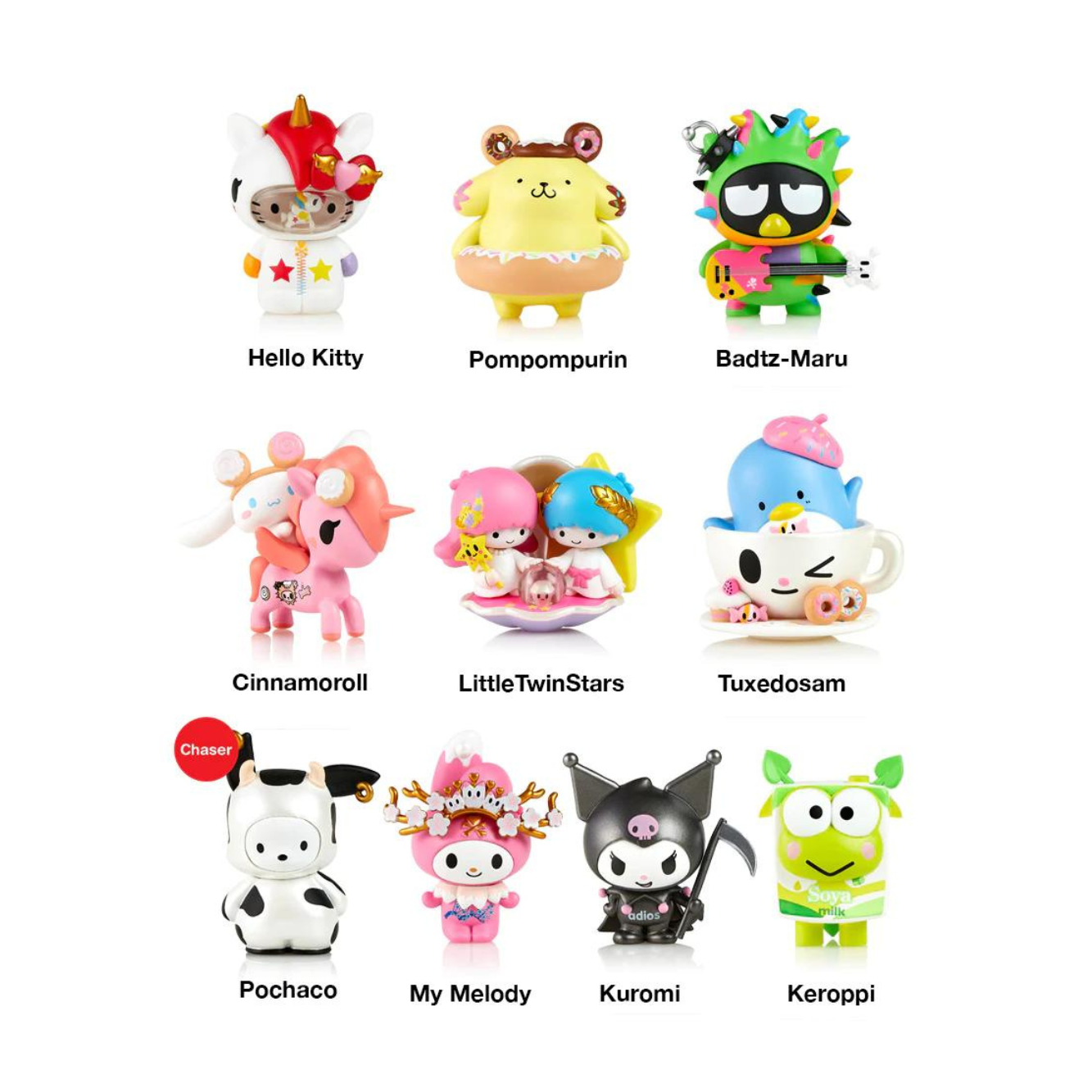 3D Hello Kitty & Friends Character Magnet Series 4 Blind Bags (1pc)