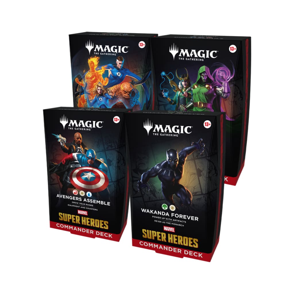 Mtg - Marvel Super Heroes Commander Deck Bundle (pre Order) – Hobbiesville