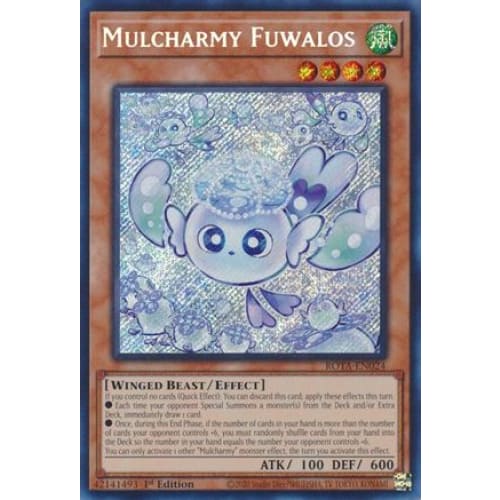 Mulcharmy Fuwalos - ROTA-EN024 Secret Rare 1st Edition