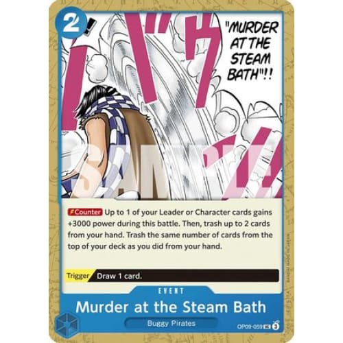Murder at the Steam Bath OP09-059 UC Emperors in New World