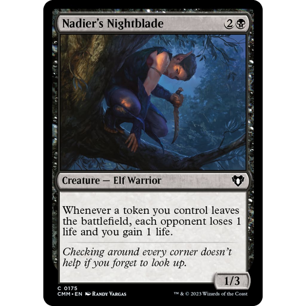 Nadier’s Nightblade (CMM-175) Foil - Single