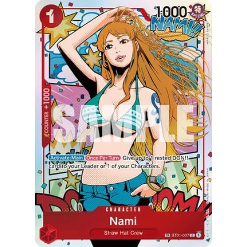 Nami (Alternate Art) ST01-007 C Wings of the Captain Foil