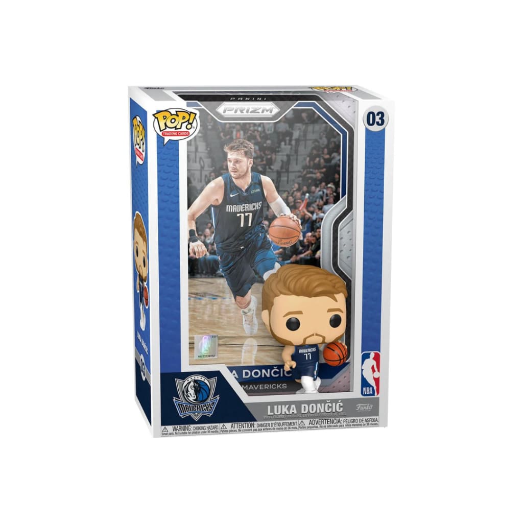 NBA Luka Doncic Pop! Trading Card Figure with Case