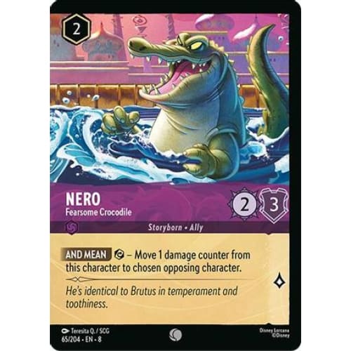 Nero - Fearsome Crocodile (Foil) (65/204) - Reign of Jafar
