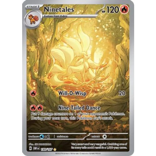 Ninetales (199/197) Illustration Rare - Single